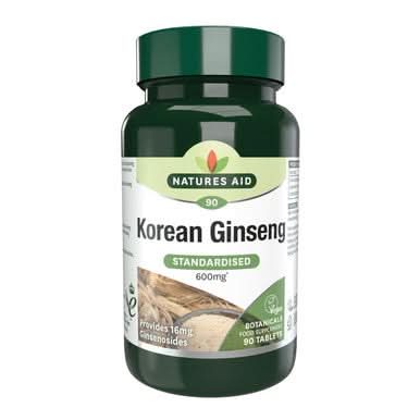 Korean Ginseng 40mg (600mg equiv) 90 Tablets