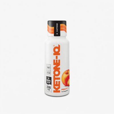 Ketone-IQ + Caffeine Shot - Peach - 6 pack