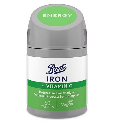 Iron & Vitamin C 60 Tablets (2 month supply)