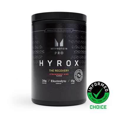 Myprotein THE Recovery x HYROX | Protein, Carbohydrate & Electrolyte Powder - Strawberry Kiwi