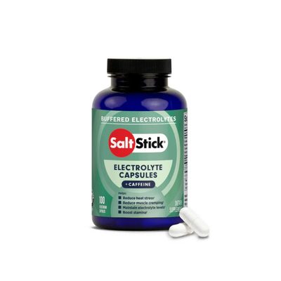 Salt Stick Salt Stick, 100 Capsule Plus Caffeine Tub