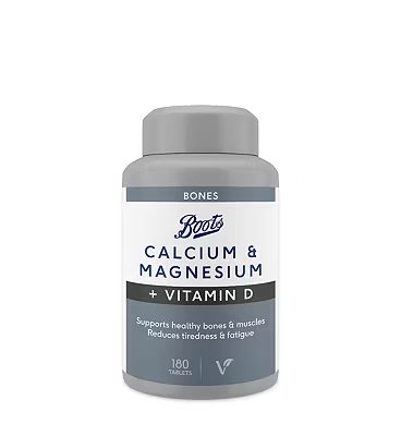 Calcium, Magnesium + Vitamin D 180 Tablets
