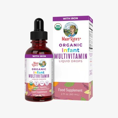 Infant Multivitamin with Iron Liquid Drops - - Orange Vanilla