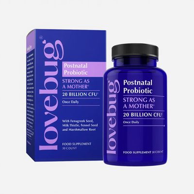LoveBug Probiotics Postnatal Probiotic - Strong as a Mother - 30ct