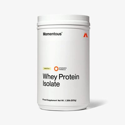 Momentous Grass Fed Whey Protein Isolate Powder - Vanilla