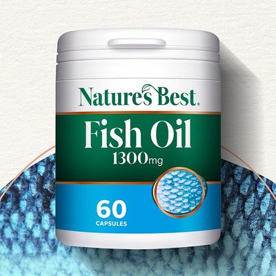 Pure Fish Oil 1300mg - Maximum Strength Supporting Heart, Brain and Vision Health