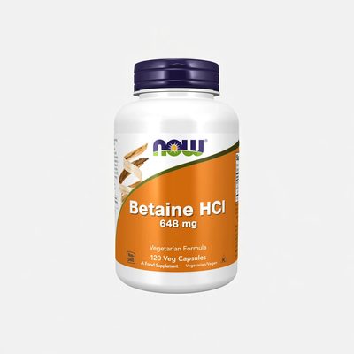 Betaine HCl 648 mg - 120 vcaps