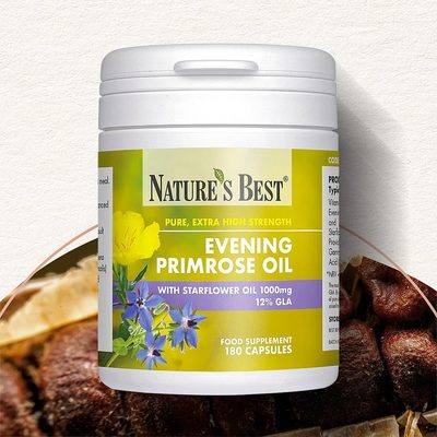 Evening Primrose Oil 1000mg with Starflower Oil - with Pure Starflower Oil